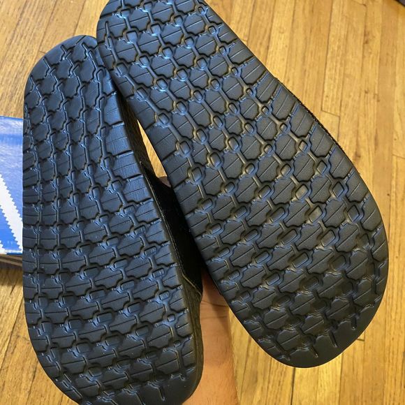 Adidas Adilette LEATHER FUR Boost FV6423 Black main image 5